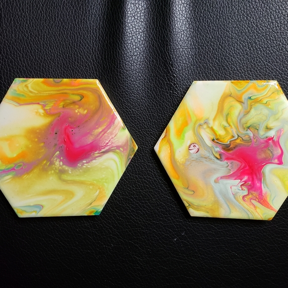 Ceramic coasters - Picture 7 of 9